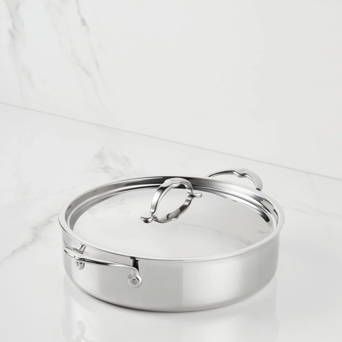 Meyer Hestan ProBond® Luxe 6-Quart Polished Professional Clad Stainless Steel Rondeau with Lid
