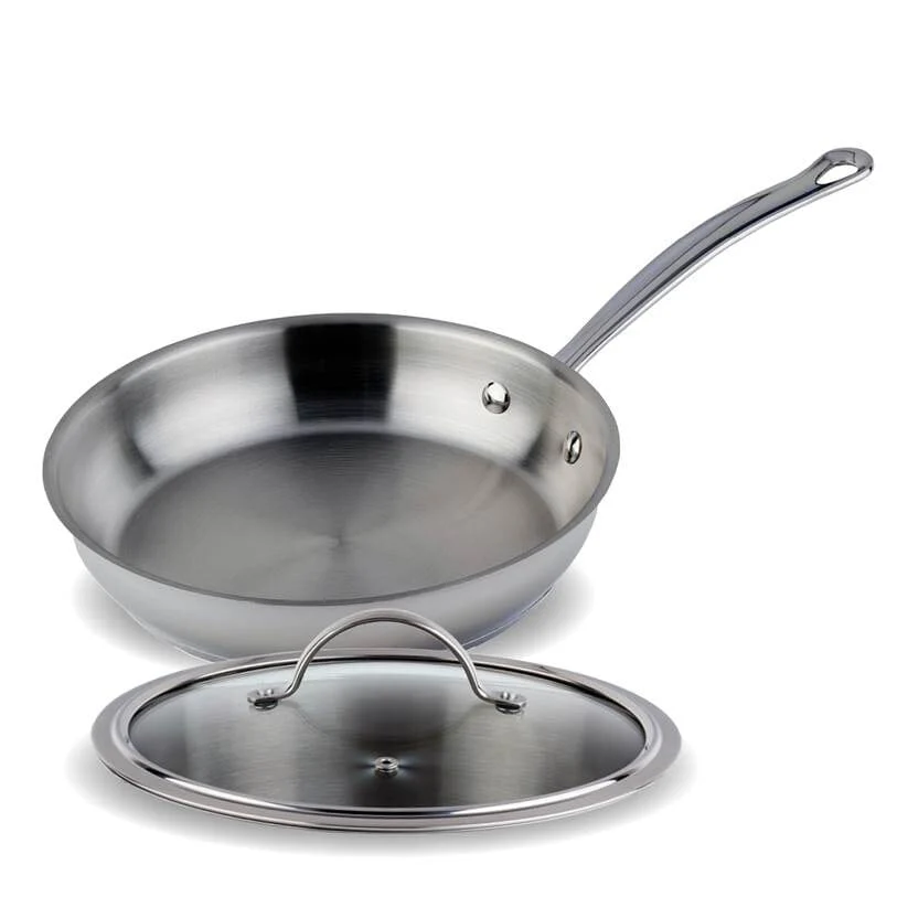 Meyer Nouvelle Stainless Steel 24cm Saute Pan, Made in Canada with lid