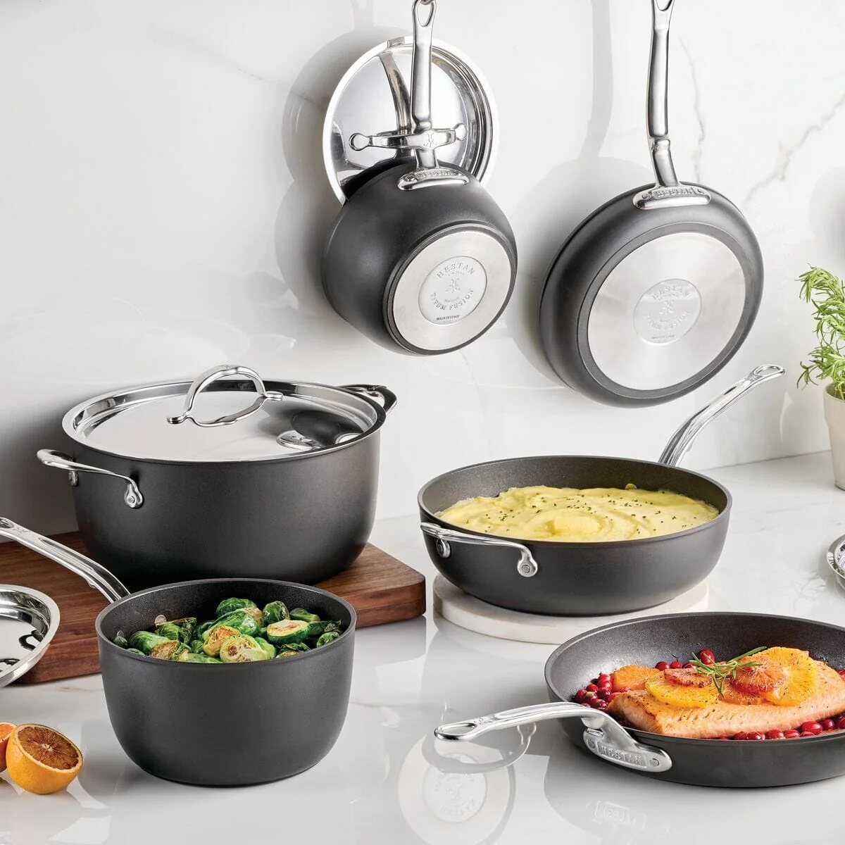 Meyer Hestan TITUM® Fusion 10-Piece Nonstick Cookware Set - Image 2
