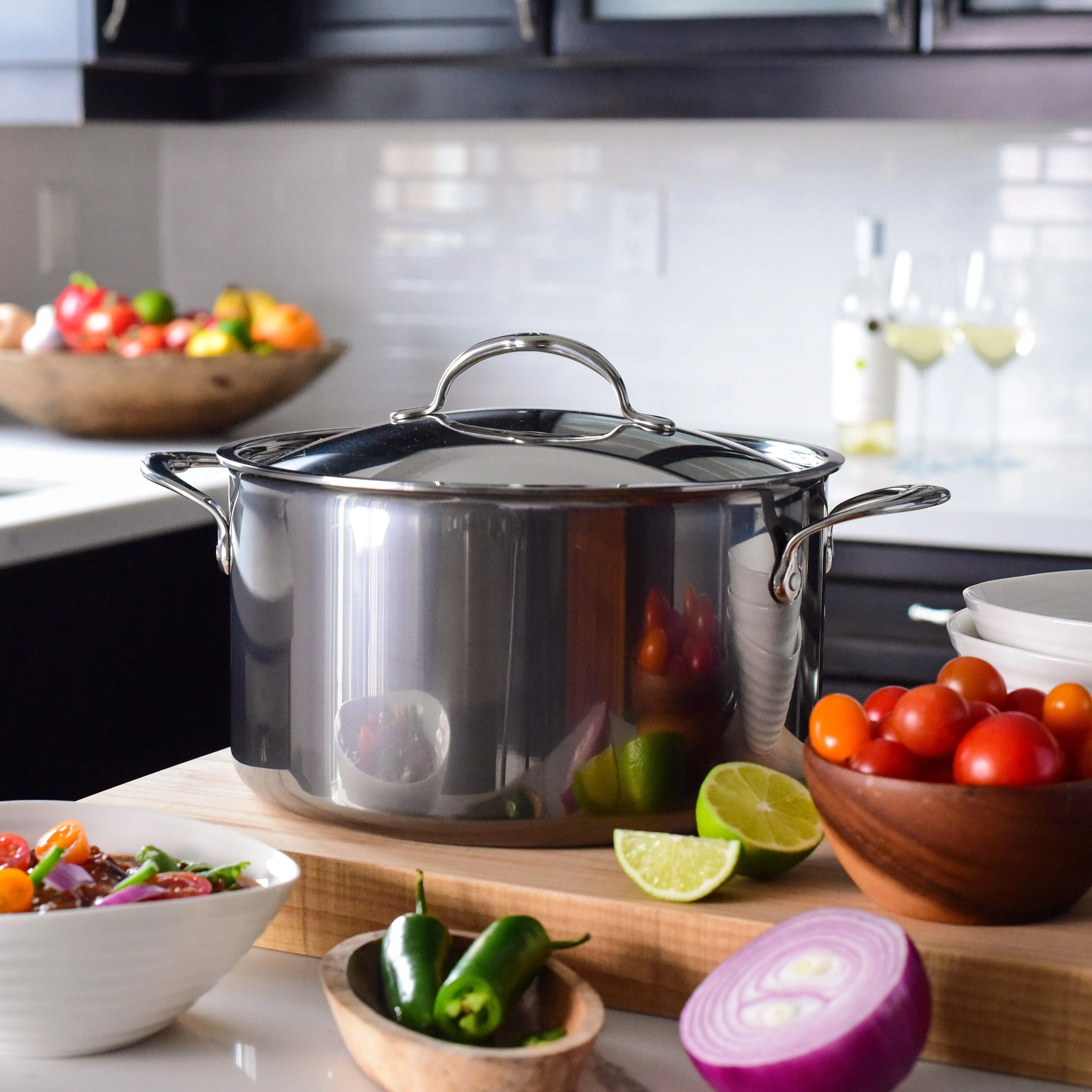 Meyer Hestan Titanium Stockpot, 8-Quart - Image 2