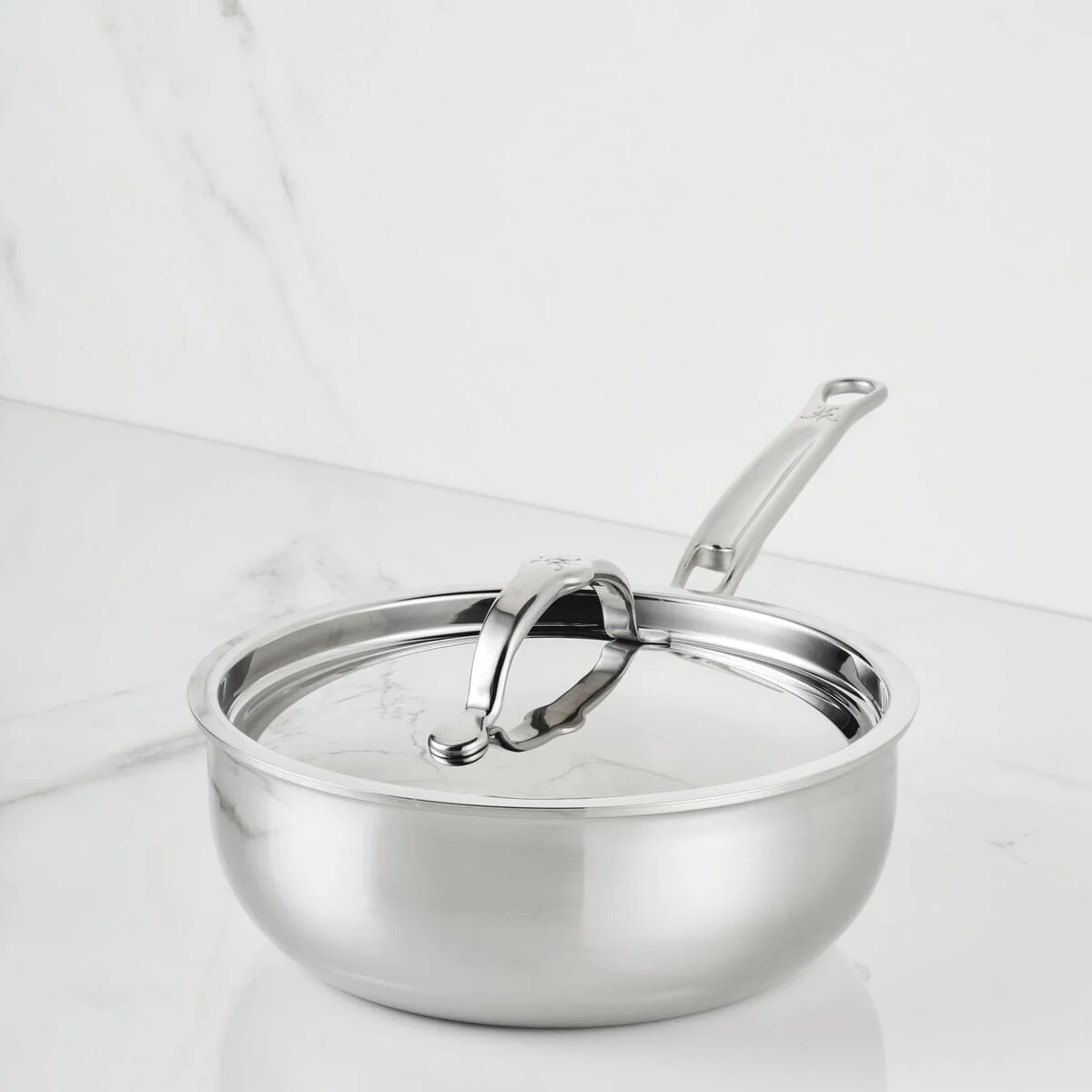 Meyer Hestan ProBond® Luxe 2-Quart Polished Professional Clad Stainless Steel Saucier