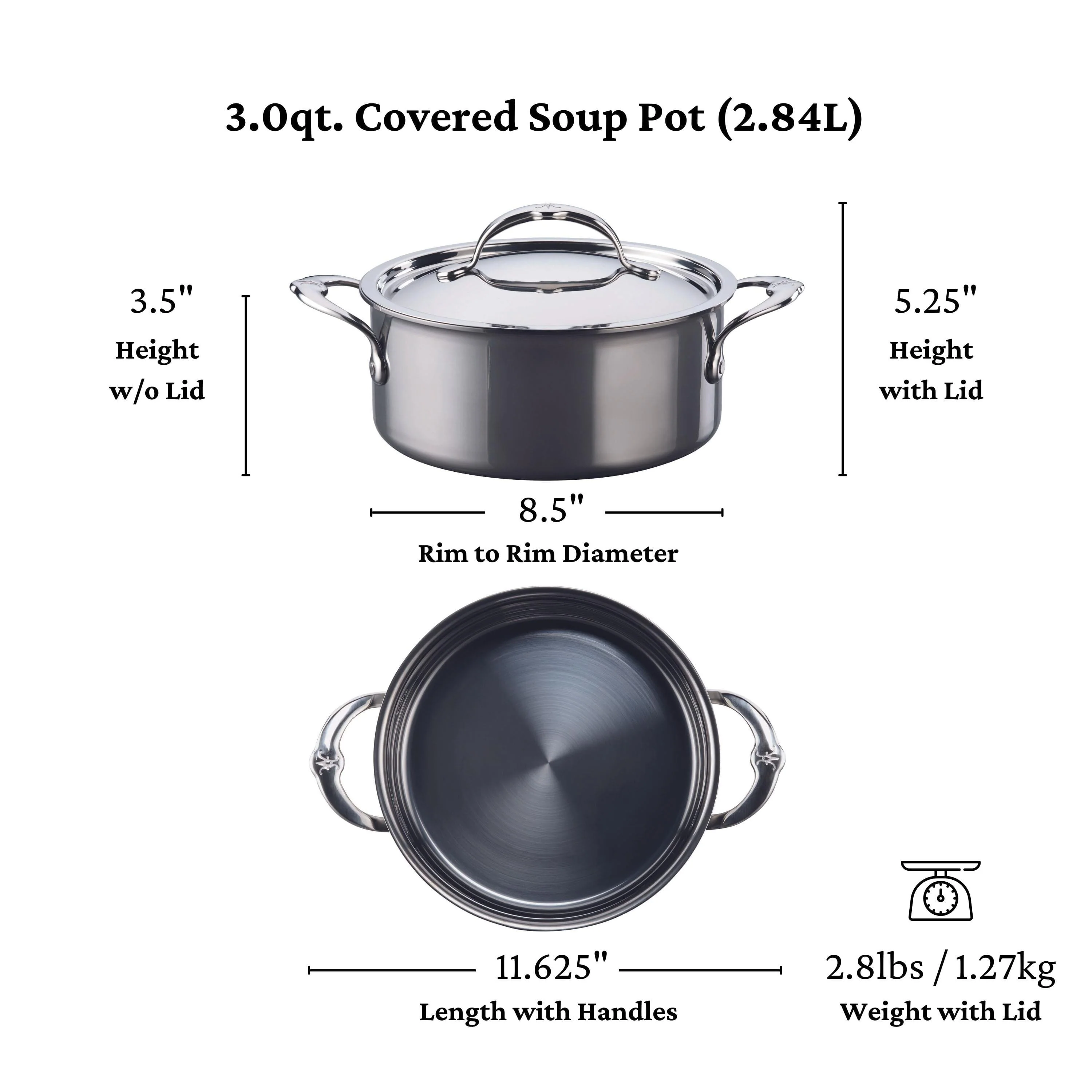 Meyer Hestan Titanium Soup Pot, 3qt. - Image 6