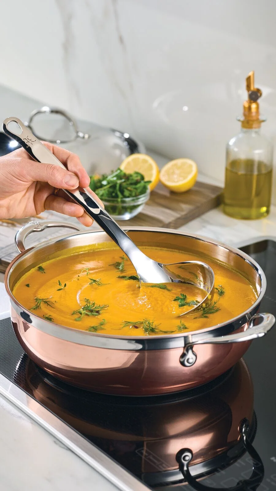Meyer Hestan Provisions 5oz Stainless Steel Slotted Ladle Utensil - Image 2
