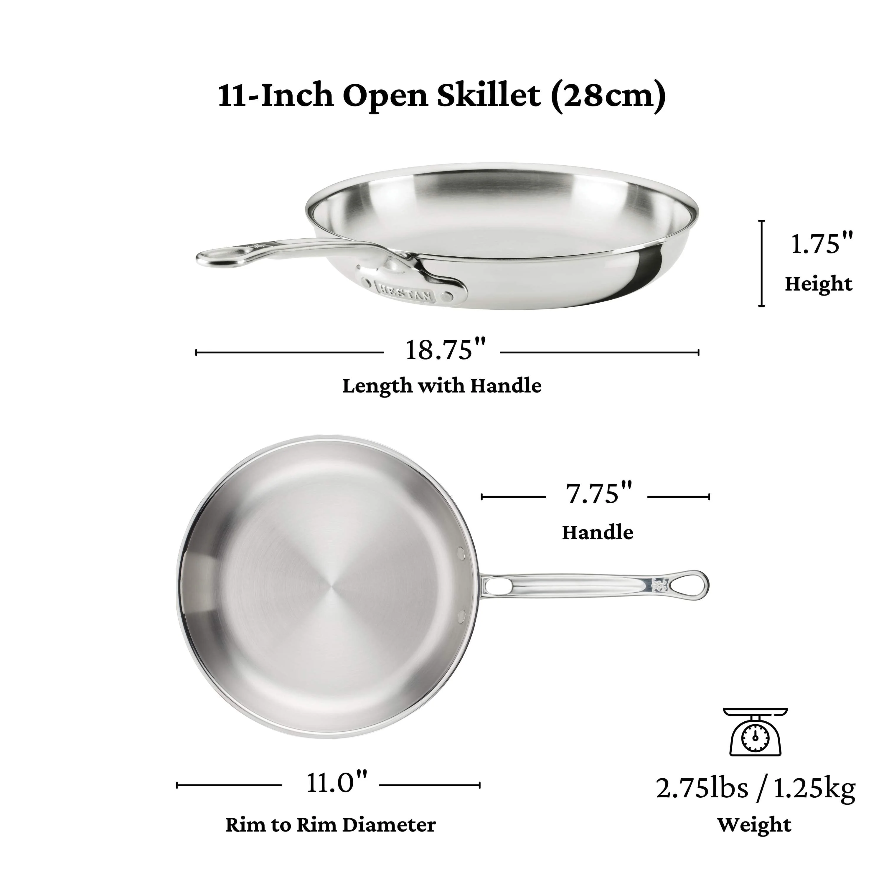Meyer Hestan ProBond® Luxe 10-Piece Professional Clad Stainless Steel Cookware Set - Image 6