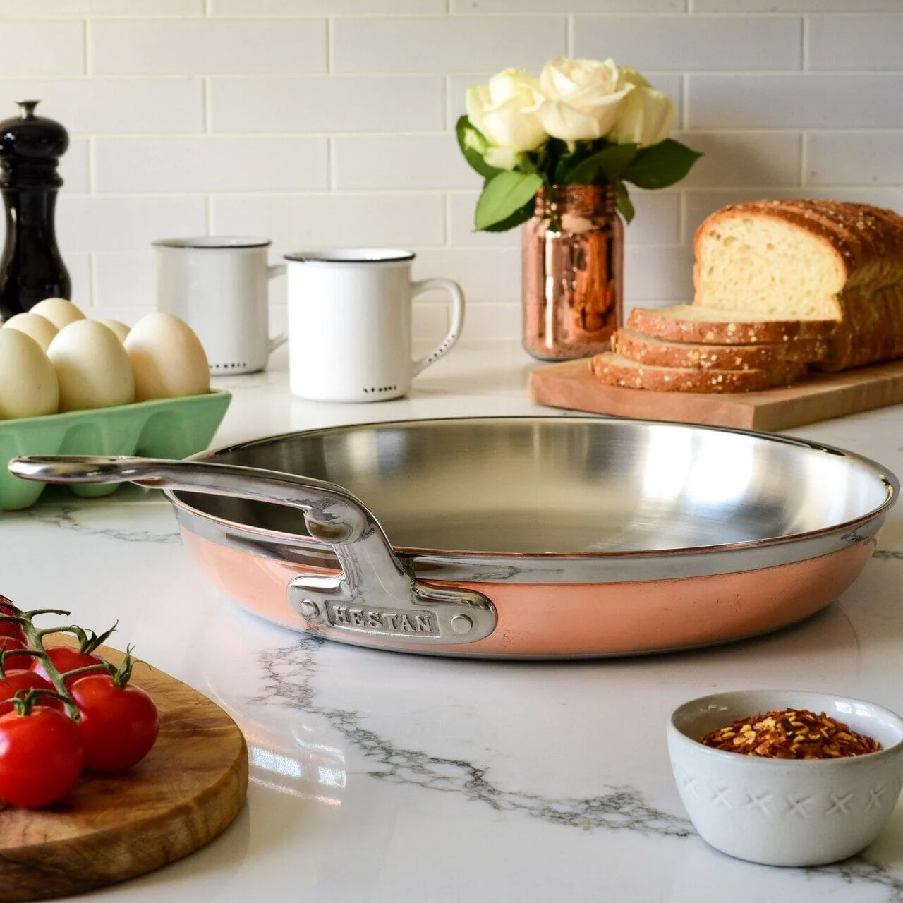 Meyer Hestan Copperbond Induction Copper Skillets - Large (12.5-Inch) - Image 5