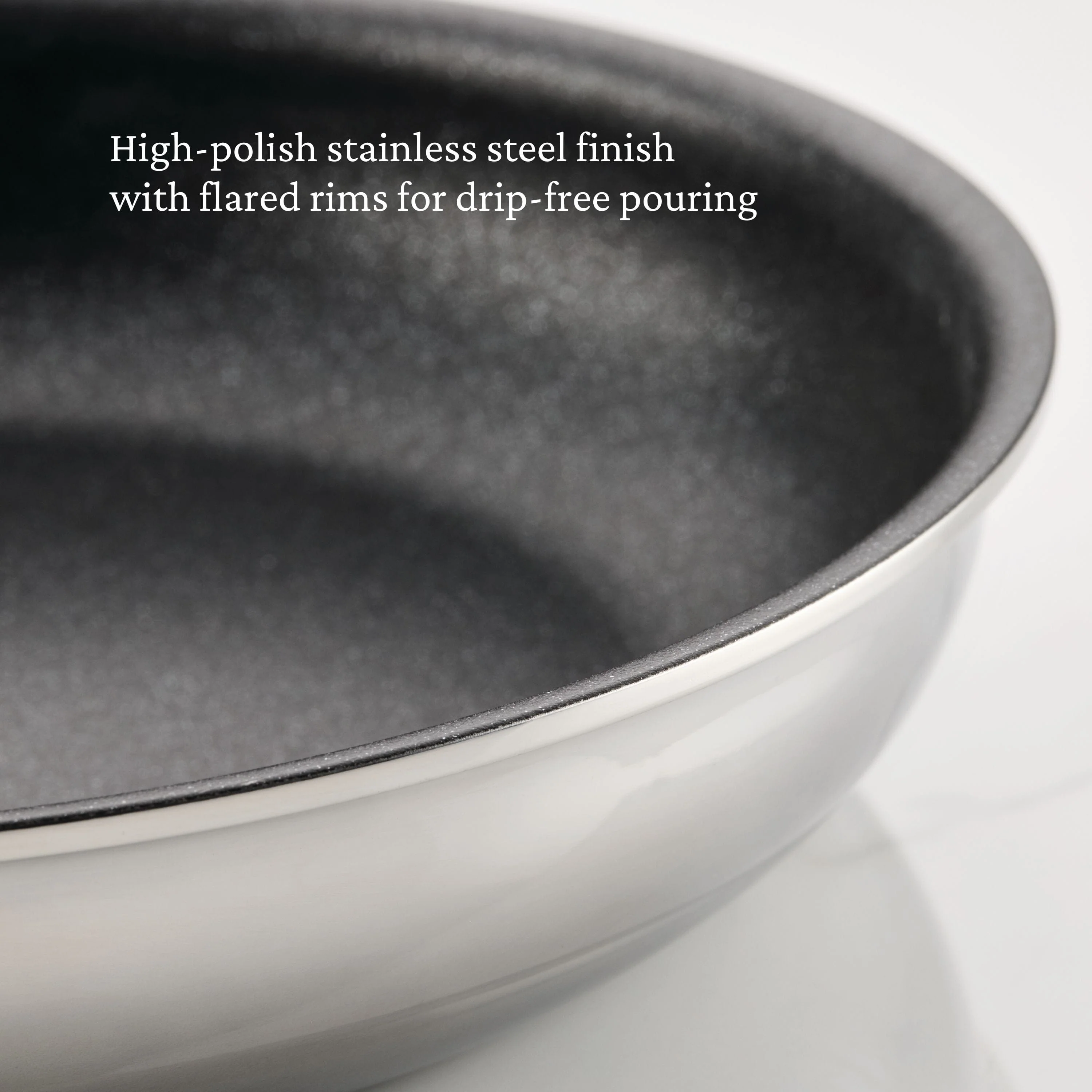 Meyer Hestan ProBond® Luxe 2-Piece Professional Clad Stainless Steel Skillet Set with TITUM® Nonstick (8.5 & 11-Inch) - Image 8