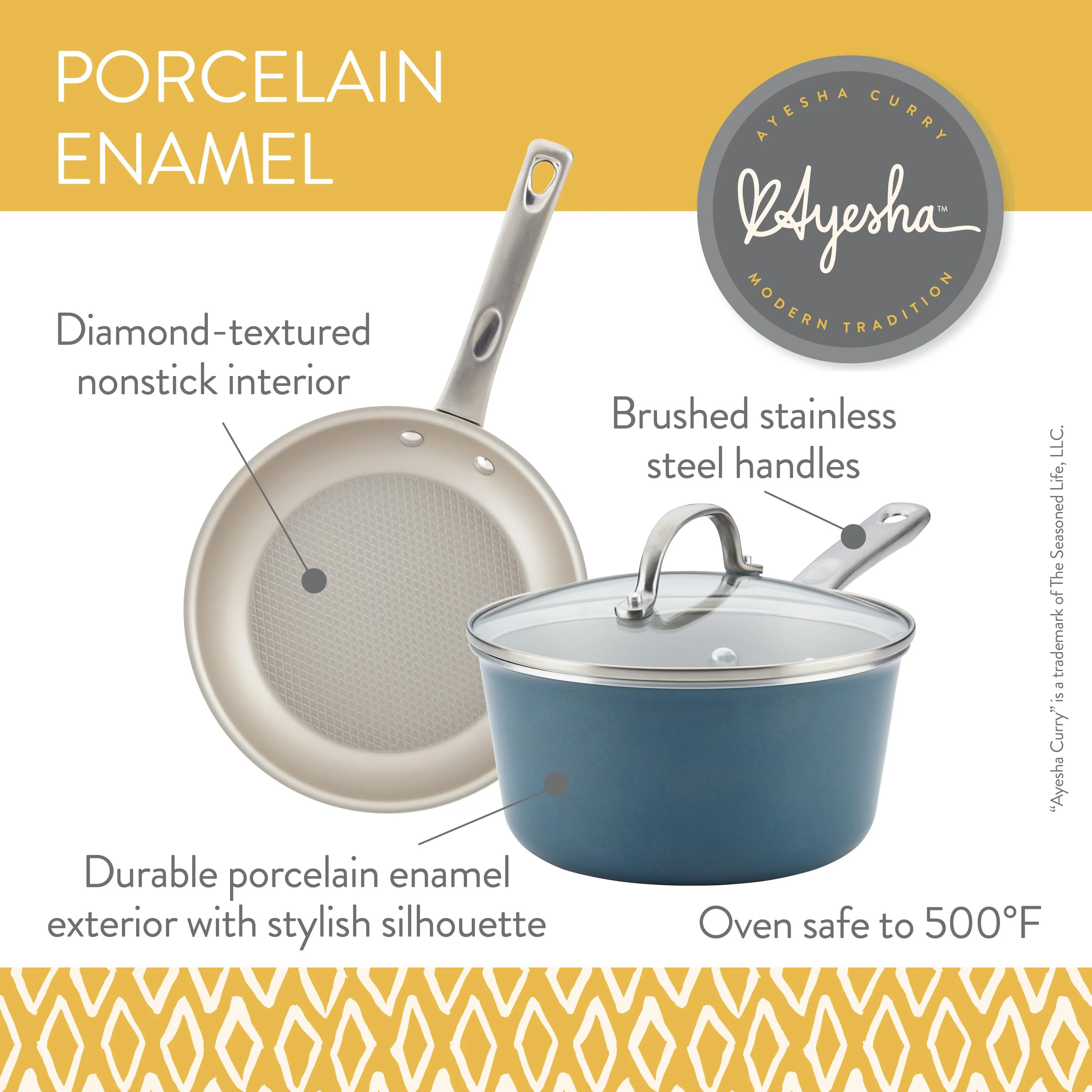 Meyer 12pc Ayesha Curry Cookware Set - Image 3