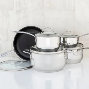 Meyer Nouvelle Stainless Steel 10-Piece Set, Made in Canada — SKU SKU00365-000-6BFCFC