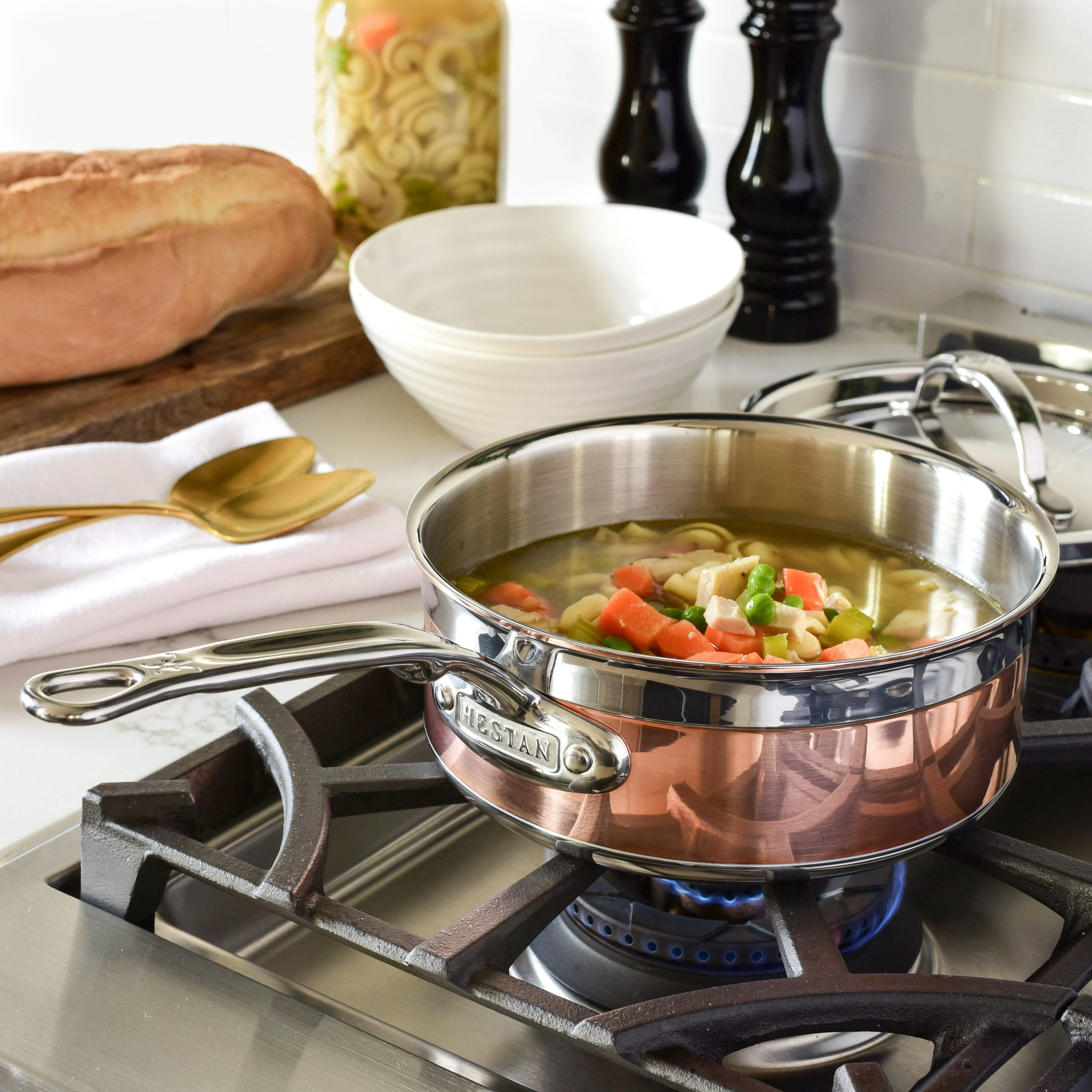 Meyer Hestan Induction Copper Saucepans - Medium (2-Quart) - Image 3