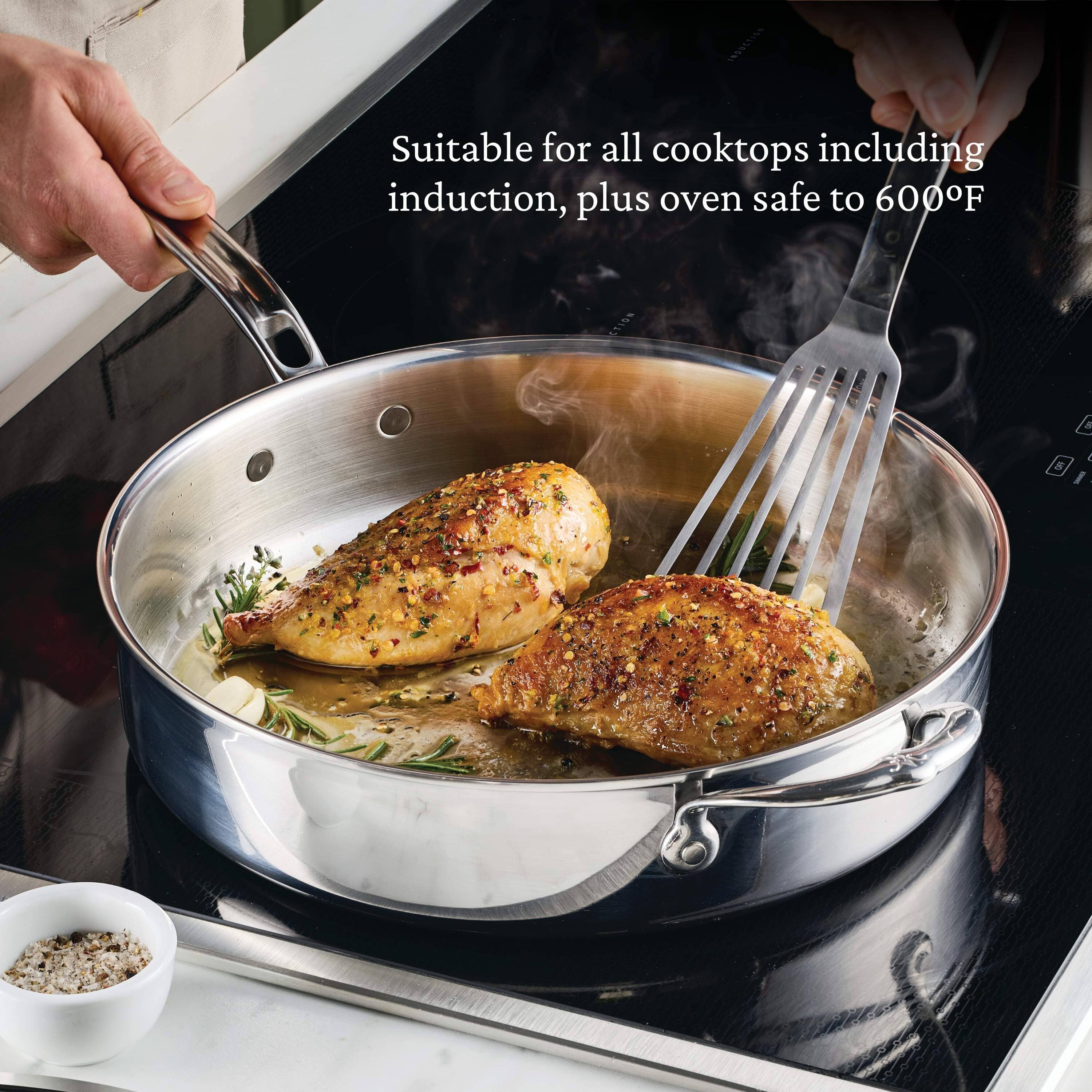 Meyer Hestan ProBond® Luxe 10-Piece Professional Clad Stainless Steel Cookware Set - Image 2