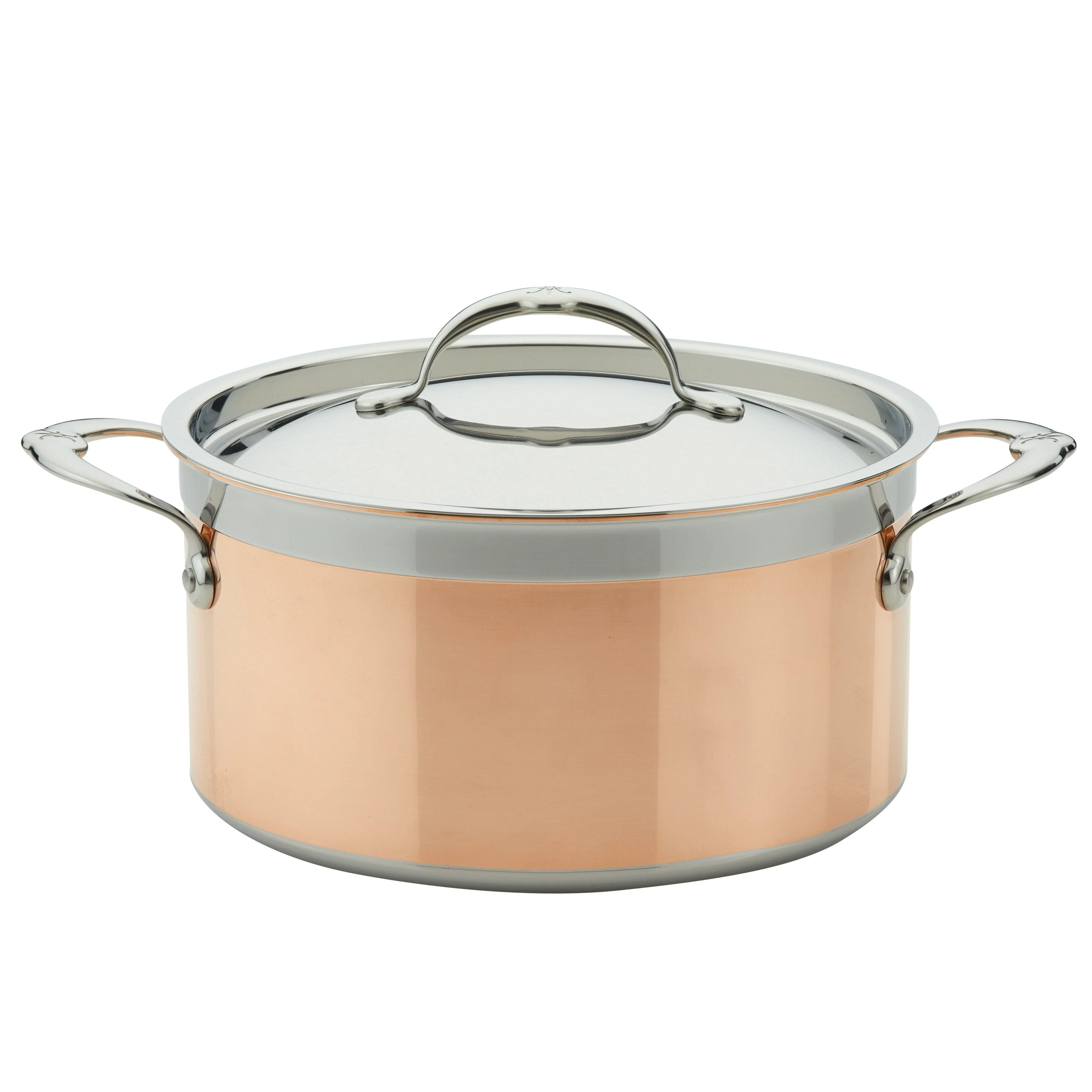 Meyer Hestan Induction Copper Stock Pot, 6-Quart
