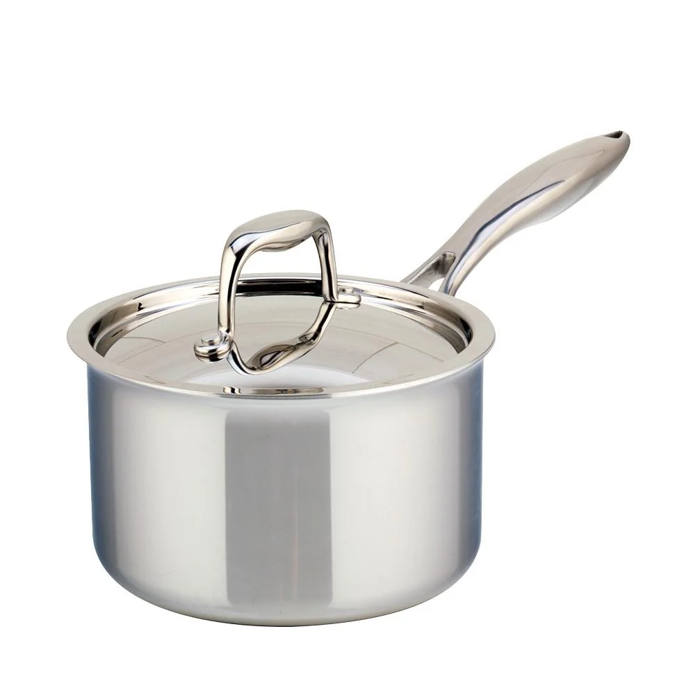 Meyer SuperSteel Tri-Ply Clad Stainless Steel 3L Saucepan with cover, Made in Canada