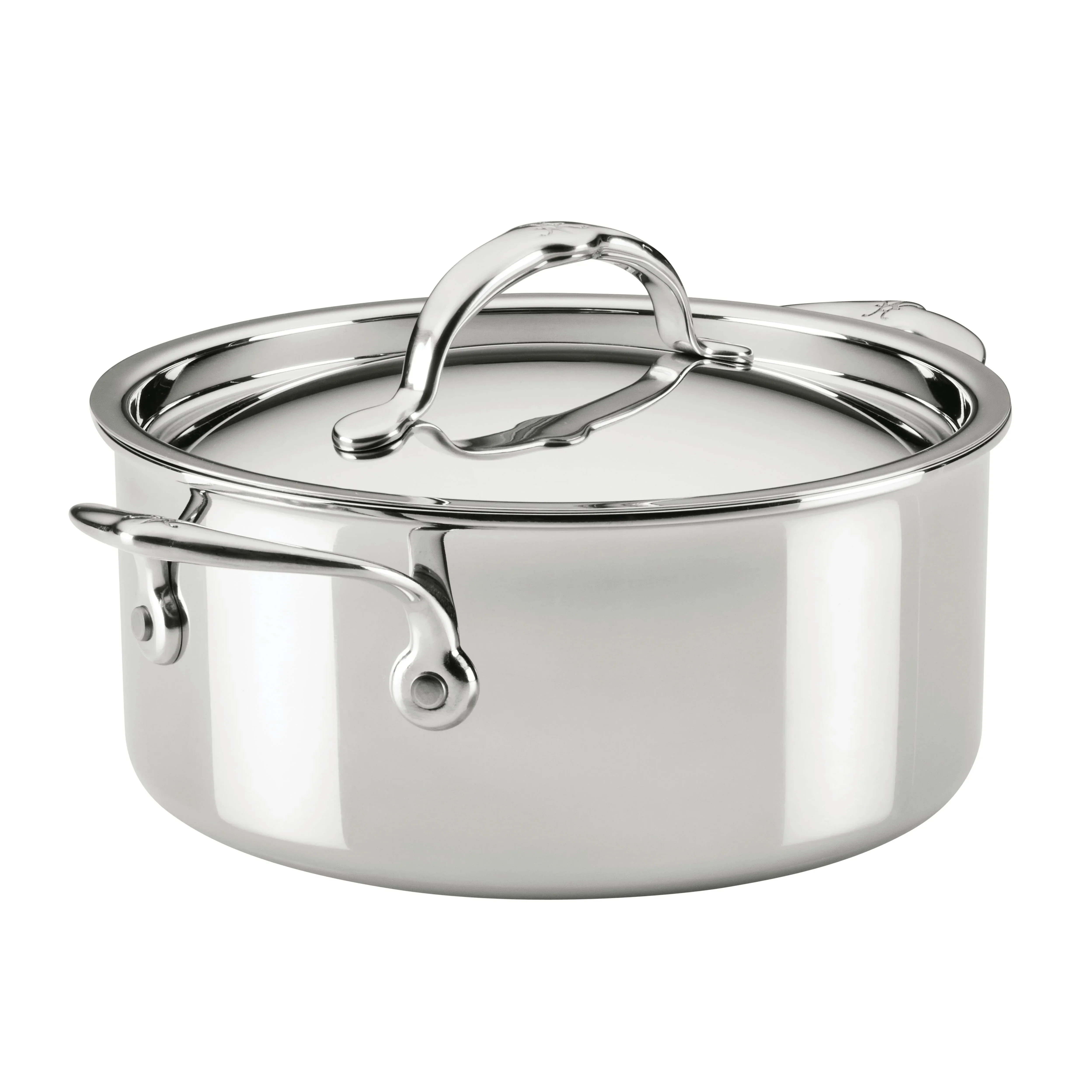 Meyer Hestan ProBond® Luxe 4-Quart Polished Professional Clad Stainless Steel Soup Pot with Lid