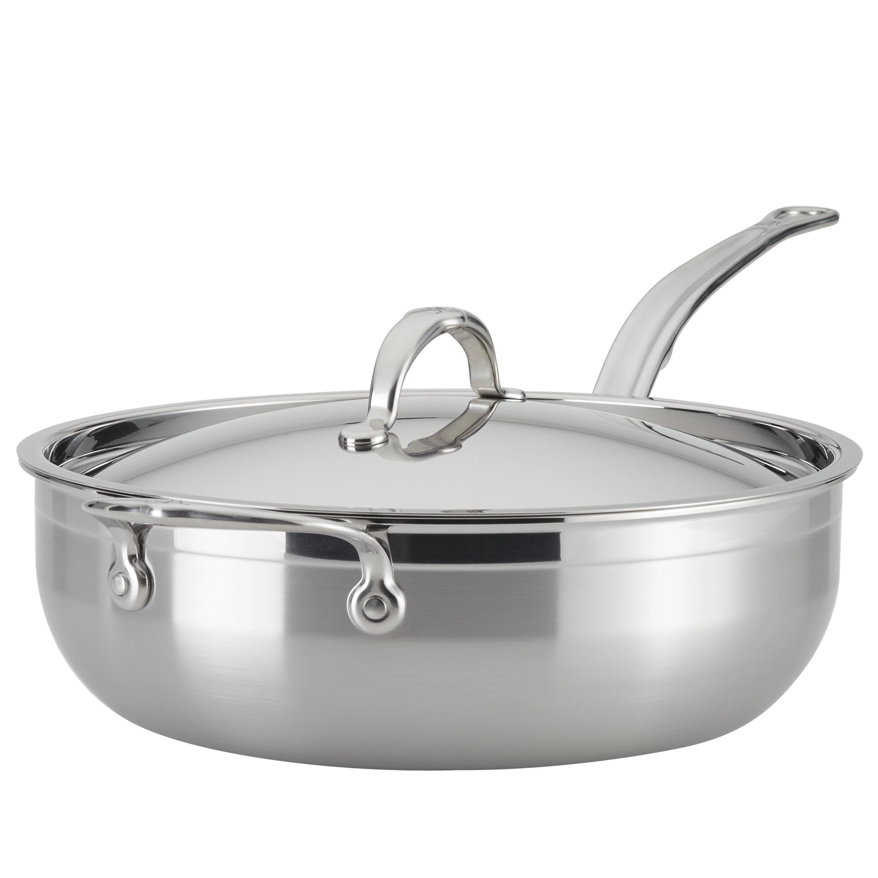 Meyer Hestan Professional Clad Stainless Steel Essential Pan, 5-Quart