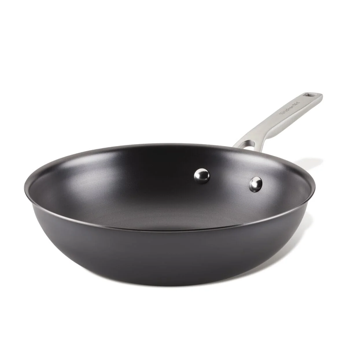 Meyer KitchenAid Nitro Carbon Steel 10"/25cm Stir Fry Gray