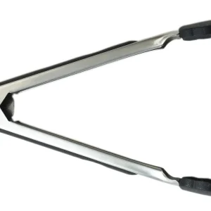 Meyer 9" Stainless Steel Locking Tongs with silicone