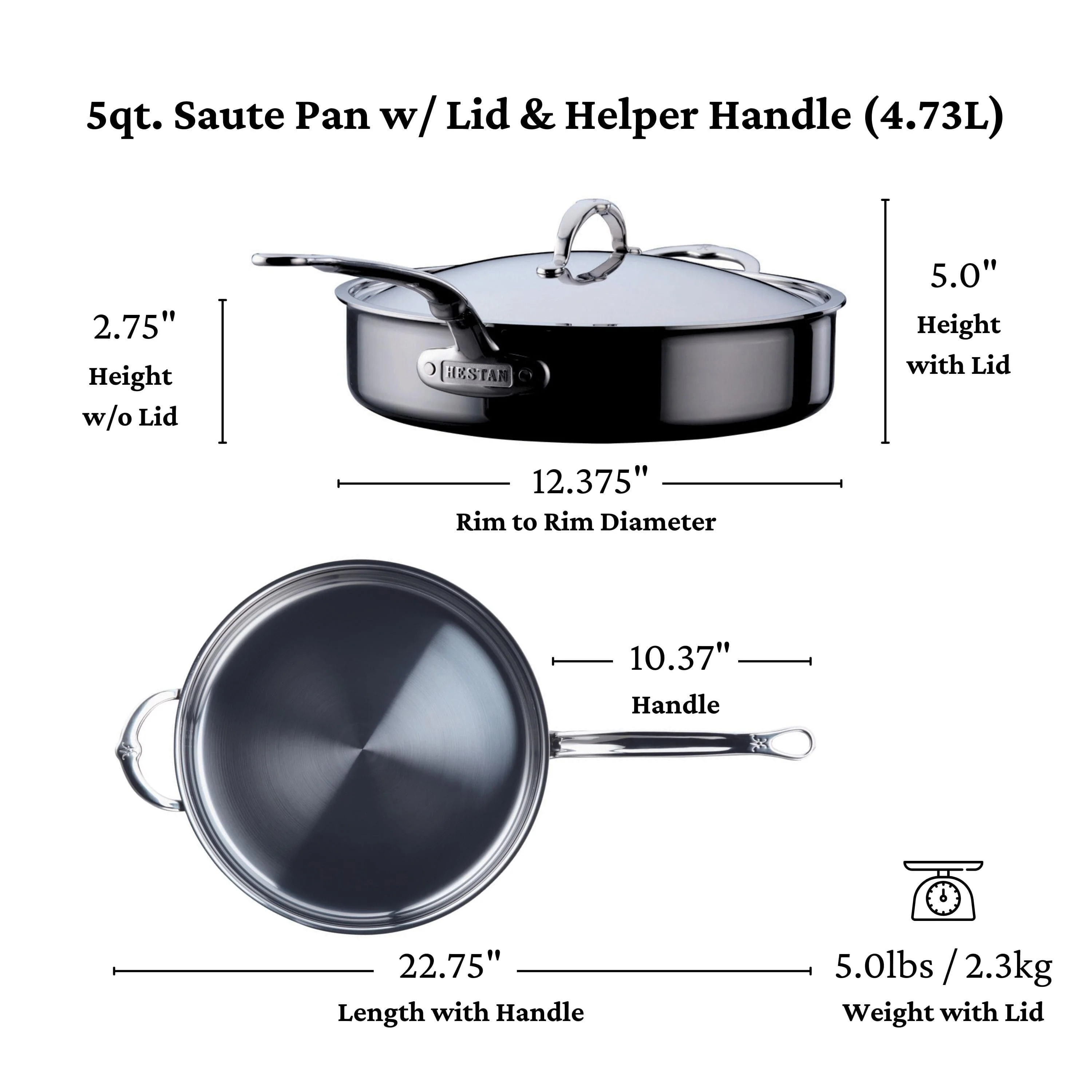 Meyer Hestan Titanium Sauté Pans - Image 9