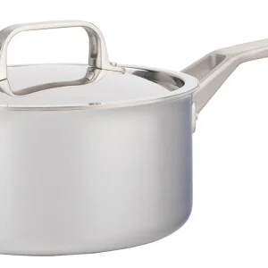3.1L Meyer ProClad 5-Ply Aluminum Core Stainless Steel Saucepan with Cover, Made in Canada