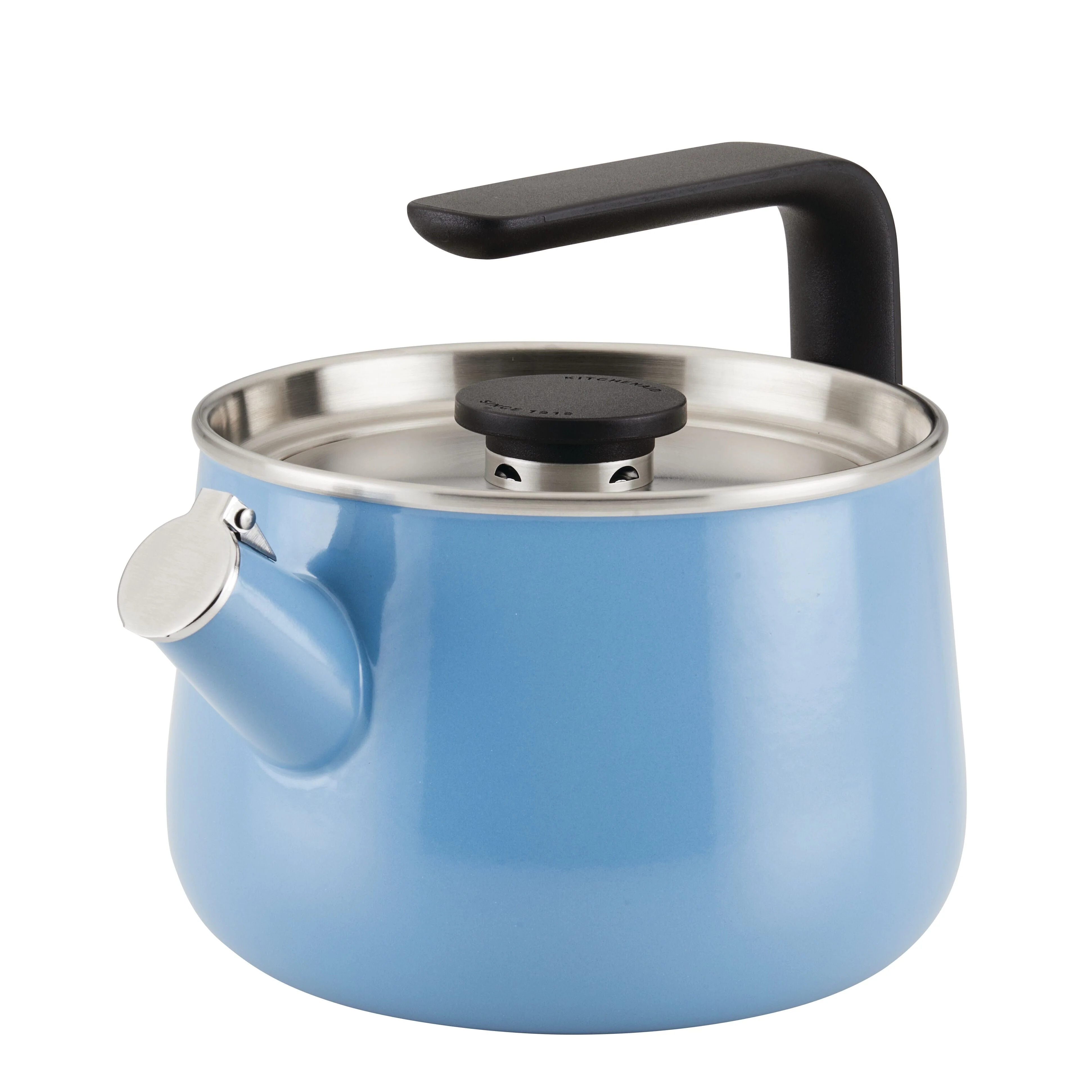 Meyer KitchenAid Enamel-On-Steel Kettle - 2Qt, blue velvet