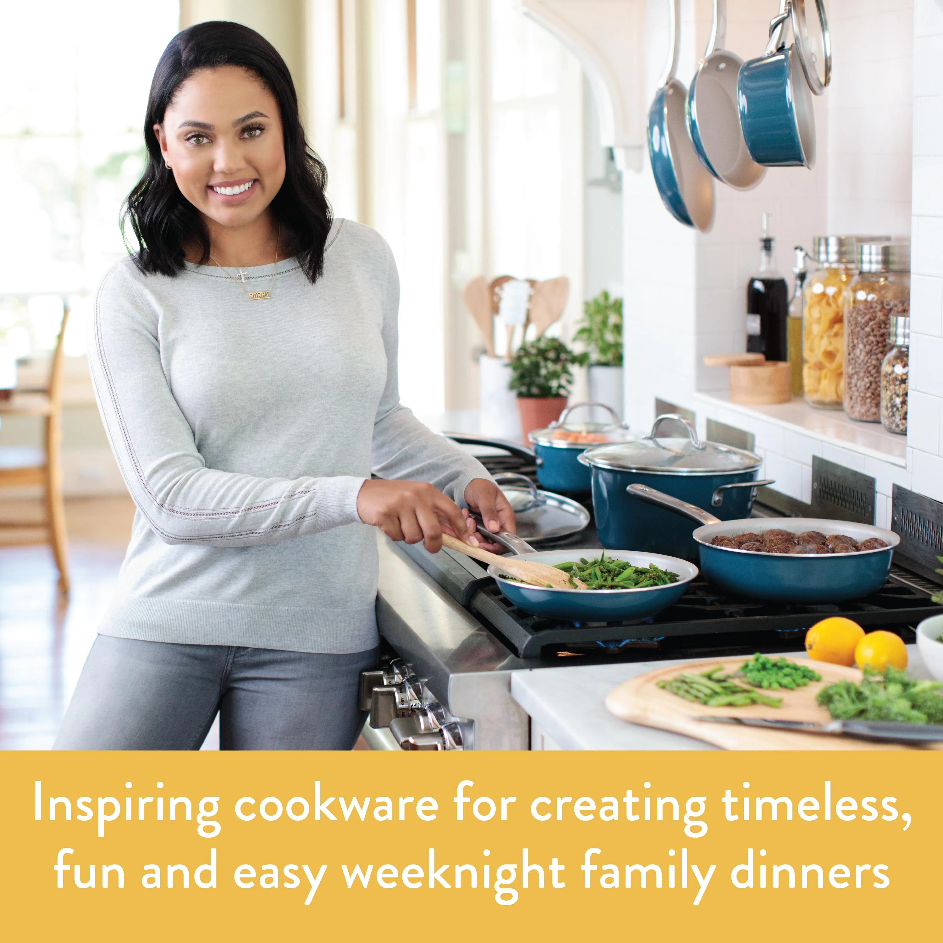 Meyer 12pc Ayesha Curry Cookware Set - Image 4