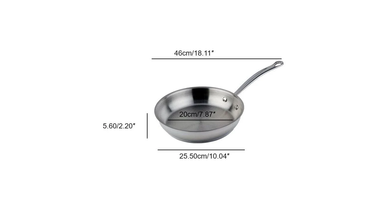 Meyer Nouvelle Stainless Steel 24cm Saute Pan, Made in Canada - Image 4