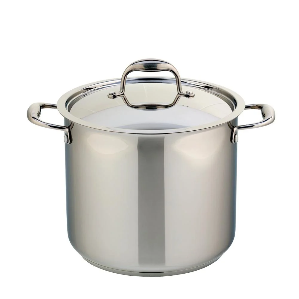 Meyer Accolade Stainless Steel 9L Stock Pot with cover, Made in Canada